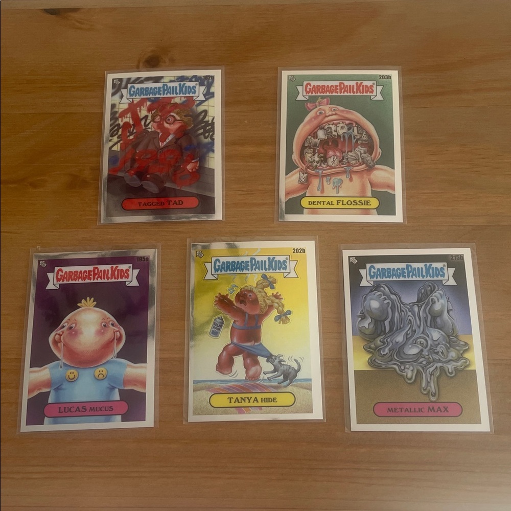 ✨10/$10 GPK SALE✨ Garbage Pail Kids Trading Cards Chrome Series 5 Lot Set 13
